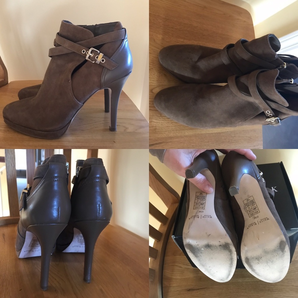White House Black Market Heel Booties, size 10